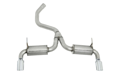 2.25in/2.5in Cat-Back Dual Split Exhaust w/4in Tip <br> 2019-2021 Jeep Cherokee 3.2L