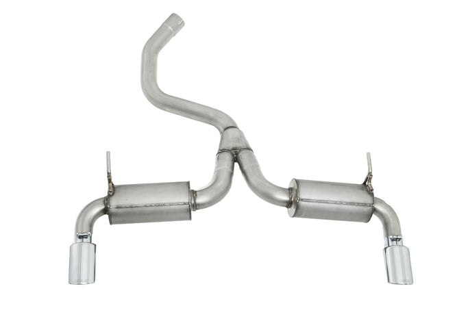 2.25in/2.5in Cat-Back Dual Split Exhaust w/4in Tip <br> 2019-2021 Jeep Cherokee 3.2L