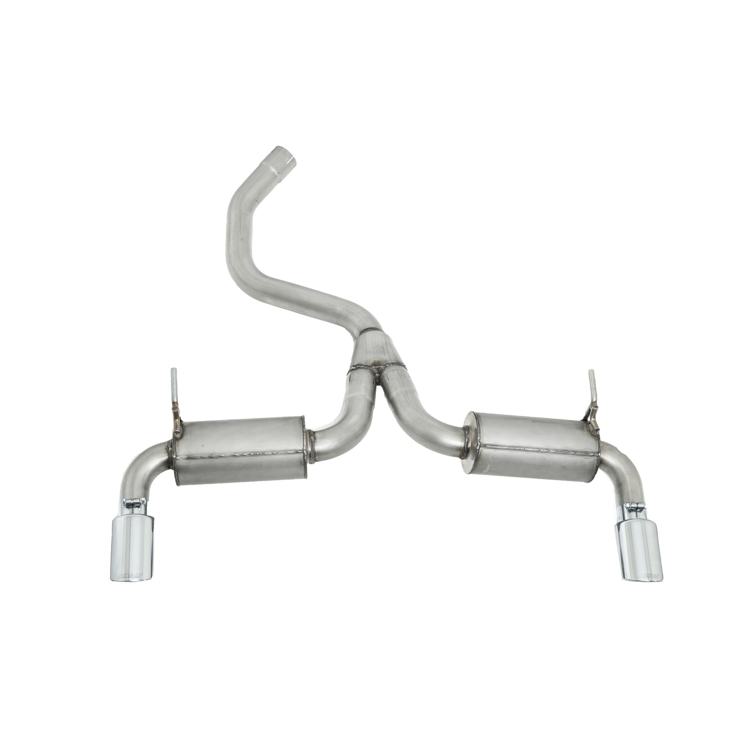 2.25in/2.5in Cat-Back Dual Split Exhaust w/4in Tip <br> 2019-2021 Jeep Cherokee 3.2L