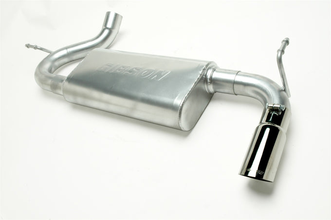 Cat-Back Single Exhaust System, Stainless <br> 2007-2017 Jeep Wrangler 3.8L,3.6L