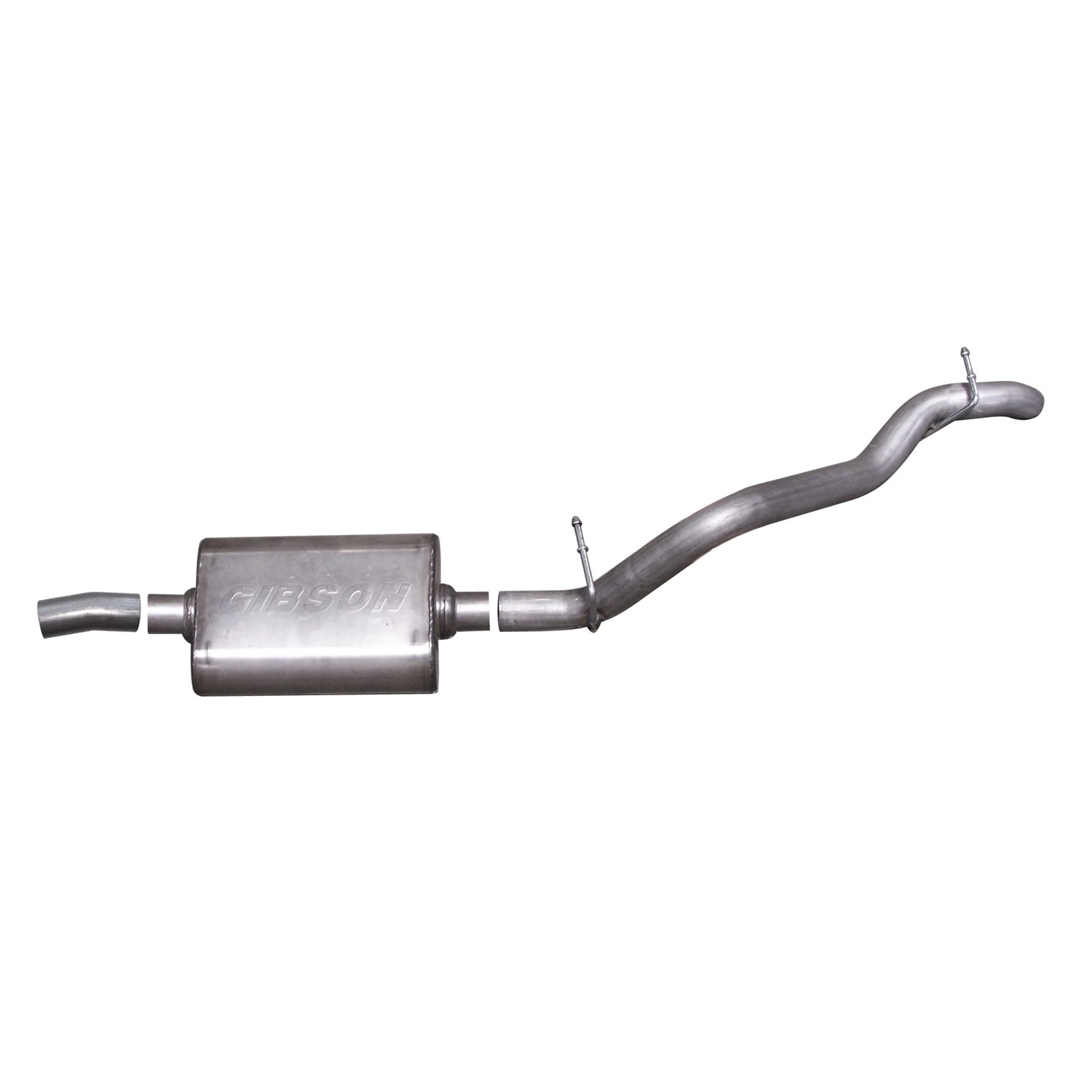 2.25in Stainless Cat-Back Single Exhaust System <br> 1997-1999 Jeep Wrangler TJ 2.5L,4.0L
