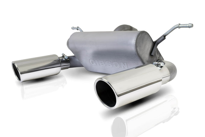 2.5in Cat-Back Dual Split Exhaust w/4in Tip <br> 2018-2026 Jeep Wrangler 3.6L,2.0L