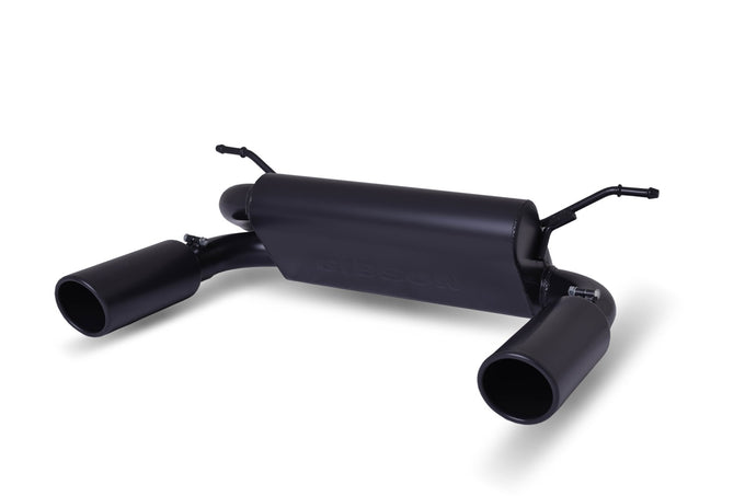 2.5in Cat-Back Dual Split Exhaust w/4in Tip <br> 2018-2026 Jeep Wrangler 3.6L,2.0L