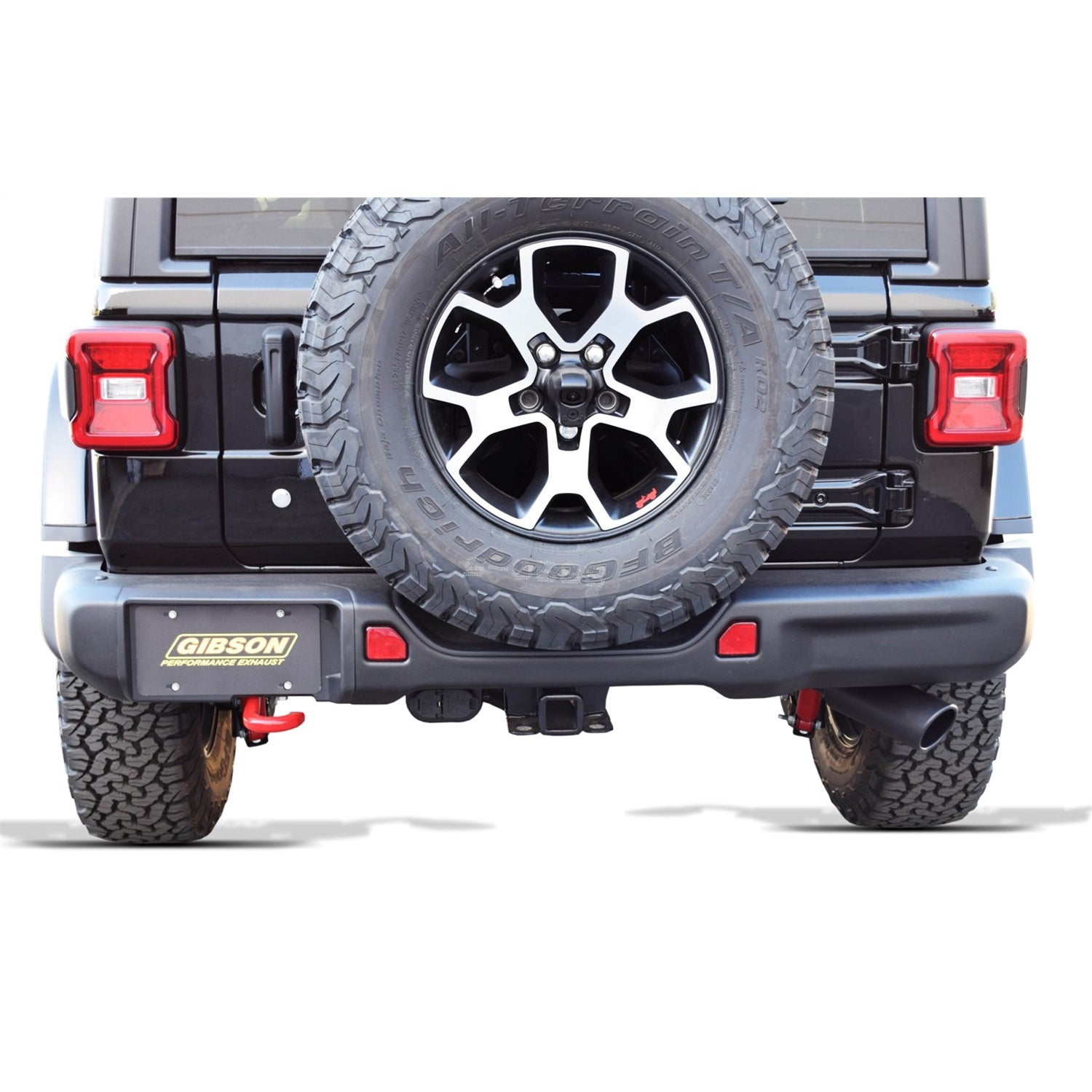 2.5in Cat-Back Single Exhaust w/4in Tip <br> 2018-2026 Jeep Wrangler 3.6L,2.0L,6.4L