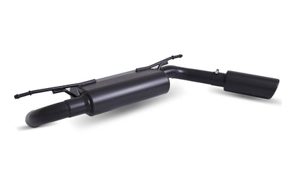 2.5in Cat-Back Single Exhaust w/4in Tip <br> 2018-2026 Jeep Wrangler 3.6L,2.0L,6.4L