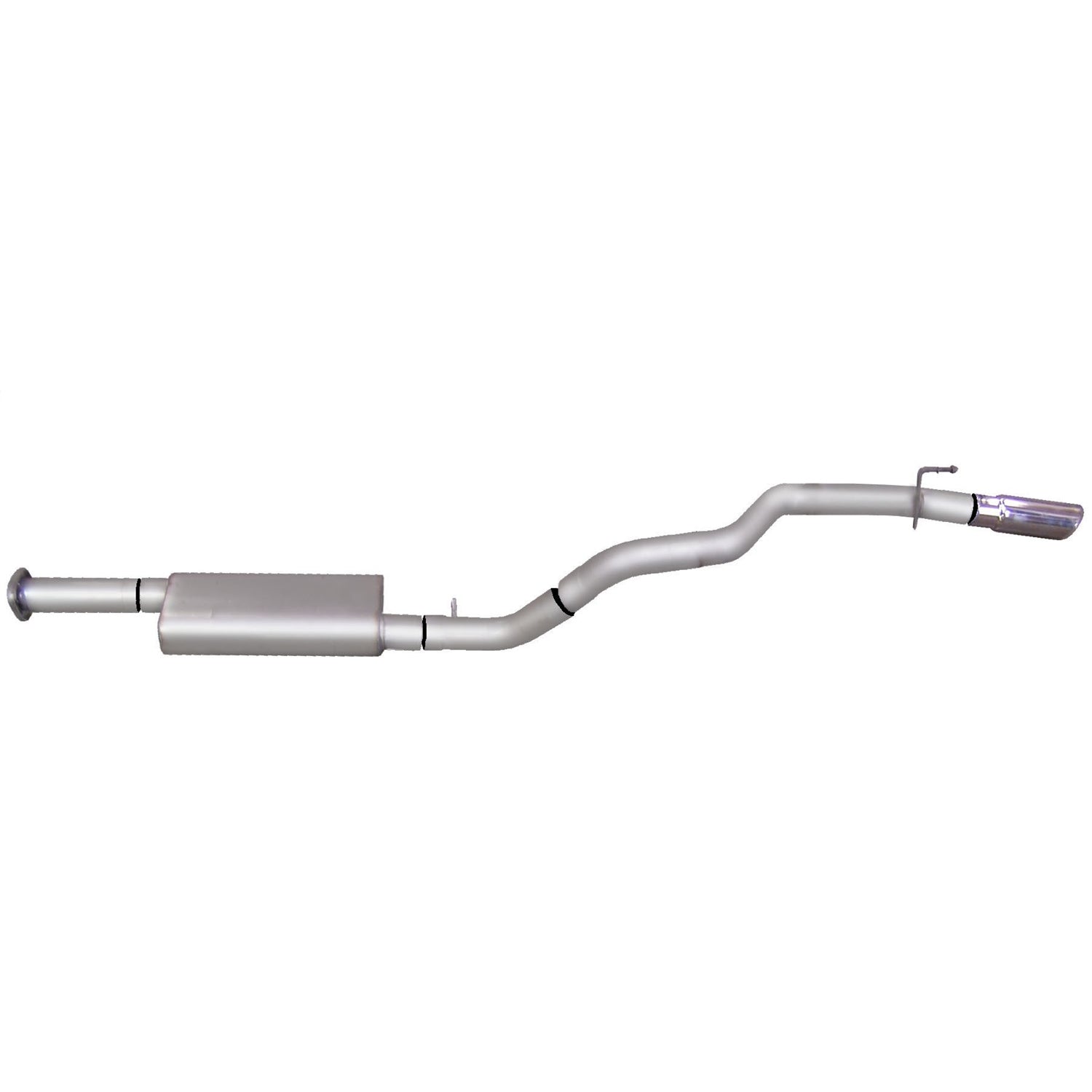 3in Stainless Cat-Back Single Exhaust w/4in Tip <br> 2006-2008 Jeep Commander 4.7L,3.7L