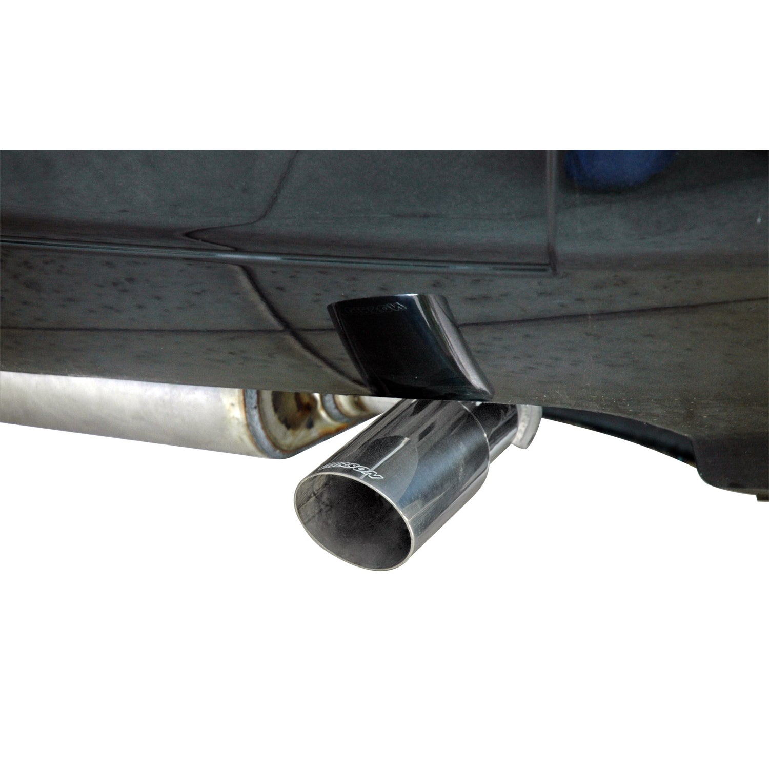2.25in Stainless Cat-Back Single Exhaust w/3in Tip <br> 2007-2013 Jeep Patriot 2.4L