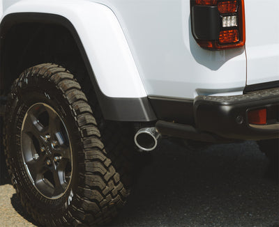 3in Stainless Cat-Back Single Exhaust w/4in Tip <br> 2020-2026 Jeep Gladiator 3.6L