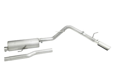 3in Stainless Cat-Back Single Exhaust w/4in Tip <br> 2020-2026 Jeep Gladiator 3.6L
