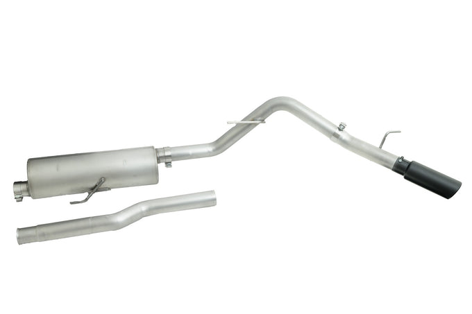 3in Stainless Cat-Back Single Exhaust w/4in Tip <br> 2020-2026 Jeep Gladiator 3.6L