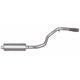 2.5in Stainless Cat-Back Single Exhaust w/3in Tip <br> 1993-1995,1998 Jeep Grand Cherokee 4.0L,5.2L,5.9L