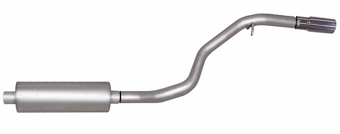 2.5in Stainless Cat-Back Single Exhaust w/3in Tip <br> 1993-1995,1998 Jeep Grand Cherokee 4.0L,5.2L,5.9L
