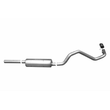 2.5in Stainless Cat-Back Single Exhaust w/3in Tip <br> 1998-2000 Toyota Tacoma 3.4L