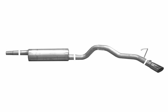2.5in Stainless Cat-Back Single Exhaust w/3in Tip <br> 1995 Toyota Tacoma 2.4L
