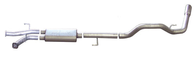 3in Stainless Cat-Back Single Exhaust w/4in Tip <br> 2007-2013 Toyota Tundra 5.7L,4.6L
