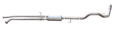 3in Stainless Cat-Back Single Exhaust w/4in Tip <br> 2007-2021 Toyota Tundra 5.7L