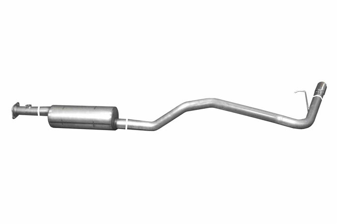 2.5in Stainless Cat-Back Single Exhaust w/3in Tip <br> 2000-2004 Toyota Tacoma 2.4L