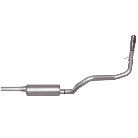 2.5in Stainless Cat-Back Single Exhaust w/3in Tip <br> 2001-2004 Toyota Tacoma 3.4L
