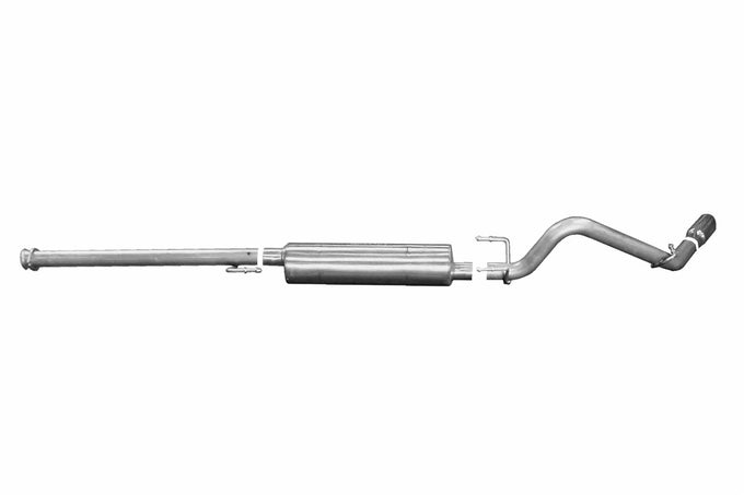 2.5in Stainless Cat-Back Single Exhaust w/3in Tip <br> 2005-2014 Toyota Tacoma 4.0L