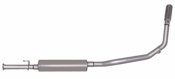 2.5in Stainless Cat-Back Single Exhaust w/3in Tip <br> 2005-2009 Toyota Tacoma 2.7L