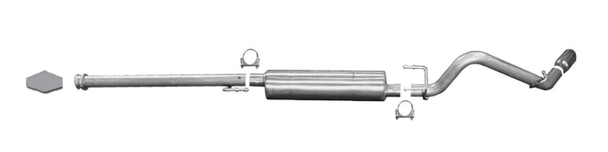 2.5in Cat-Back Single Exhaust w/3.5in Tip <br> 2013-2015 Toyota Tacoma 4.0L