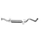 2.5in Stainless Cat-Back Single Exhaust w/4in Tip <br> 2016-2023 Toyota Tacoma 3.5L