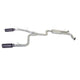 3in Cat-Back Dual Split Exhaust w/4in Tip <br> 2017 Toyota Land Cruiser