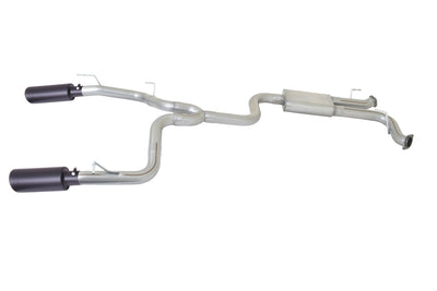 3in Cat-Back Dual Split Exhaust w/4in Tip <br> 2017 Toyota Land Cruiser