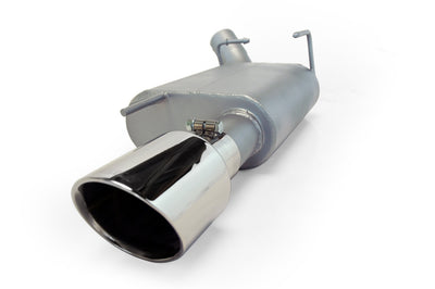 Axle Back Single Exhaust System, Aluminized <br> 2005-2010 Ford Mustang 4.0L