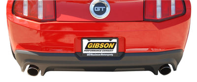2.5in Axle-Back Dual Exhaust System, Stainless <br> 2011-2014 Ford Mustang 5.0L