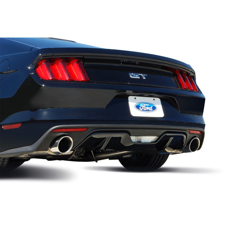3in Stainless Cat-Back Dual Exhaust w/4.5in Tip <br> 2015-2017 Ford Mustang 5.0L