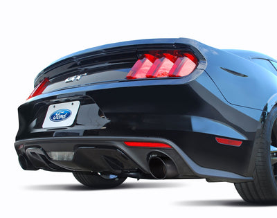 3in Black Ceramic Cat-Back Dual Exhaust w/4.5in Tip <br> 2015-2017 Ford Mustang 5.0L