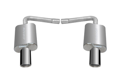 2.25in Axle-Back Dual Exhaust System, Stainless <br> 2011-2018 Ford Explorer 3.5L