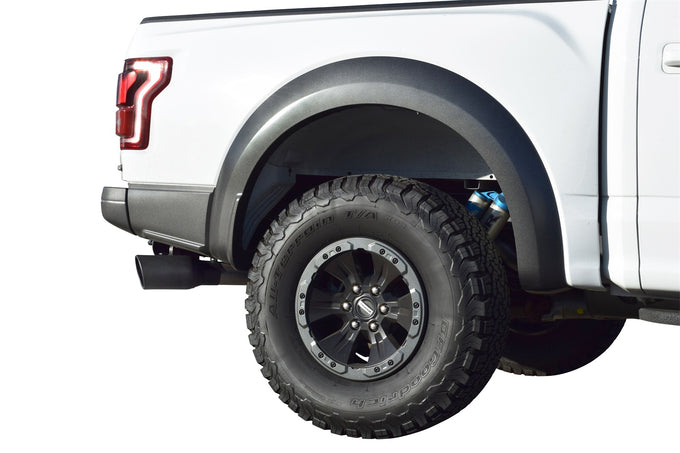 3.5in Stainless Cat-Back Single Exhaust w/4in Tip <br> 2017-2019 Ford F-150 3.5L