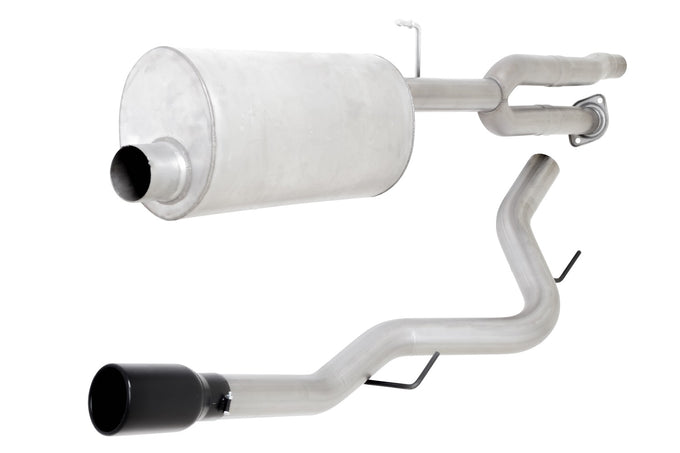 3.5in Stainless Cat-Back Single Exhaust w/4in Tip <br> 2017-2019 Ford F-150 3.5L
