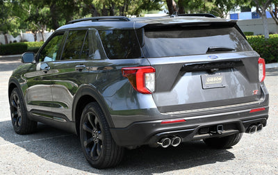2.25in Axle-Back Dual Exhaustt System, Stainless <br> 20-26 Lincoln Aviator, Ford Explorer 3.0L
