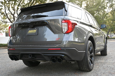2.25in Stainless Axle Back Dual Exhaust w/4in Tip <br> 20-26 Lincoln Aviator, Ford Explorer 3.0L
