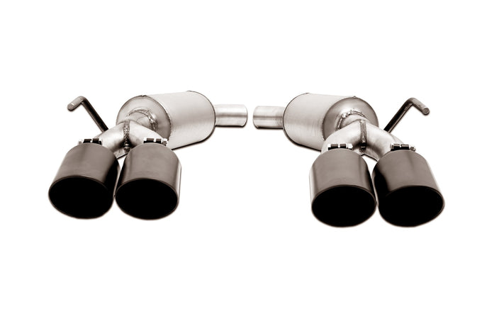 2.25in Stainless Axle Back Dual Exhaust w/4in Tip <br> 20-26 Lincoln Aviator, Ford Explorer 3.0L