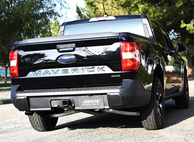 Black Elite Cat-Back Single Exhaust System <br> 2022-2024 Ford Maverick 2.0L,2.5L