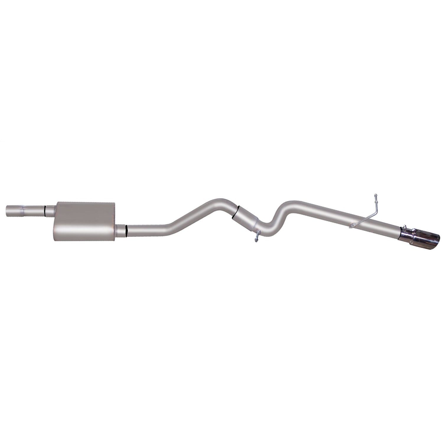 2.25in Stainless Cat-Back Single Exhaust w/3in Tip <br> 04-09 Mazda Tribute, 04-09 Ford Escape 3.0L