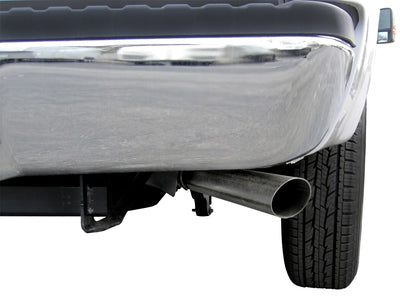 3in Stainless Cat-Back Single Exhaust w/4in Tip <br> 2017-2018 Ford F-250 F-350 Super Duty 6.2L