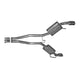 2.25in Stainless Cat-Back Dual Exhaust w/4in Tip <br> 2010 Chevrolet Camaro 6.2L