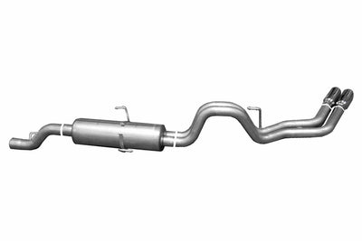 2.5in Cat-Back Dual Sport Exhaust w/3.5in Tip <br> 2003-2004 Dodge Ram 3500 Ram 2500 5.7L