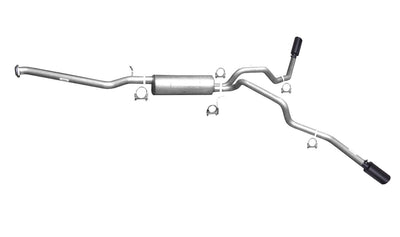2.5in Cat-Back Dual Extreme Exhaust w/4in Tip <br> 99-07 Chevy Silverado GMC Sierra 1500 Classic