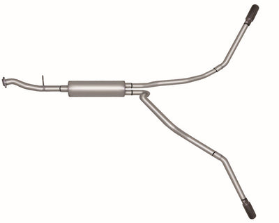 2.5in Cat-Back Dual Extreme Exhaust w/3in Tip <br> 99-01 Chevy Silverado GMC Sierra 1500 2500