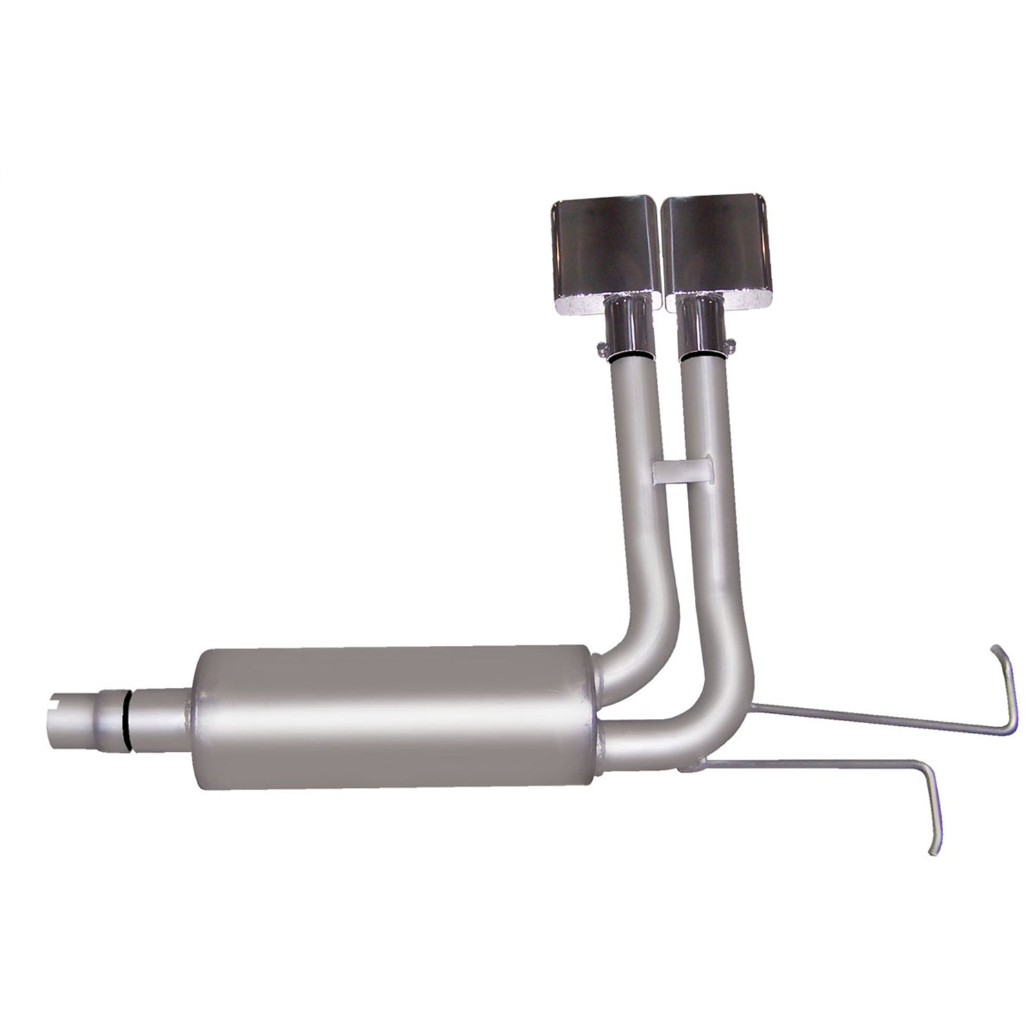 2.5in Cat-Back Super Truck Exhaust w/6in Tip <br> 1994-2001 Dodge Ram 1500 5.2L,3.9L,5.9L