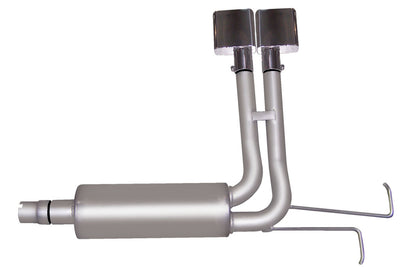 2.5in Cat-Back Super Truck Exhaust w/6in Tip <br> 1994-2001 Dodge Ram 1500 5.2L,3.9L,5.9L