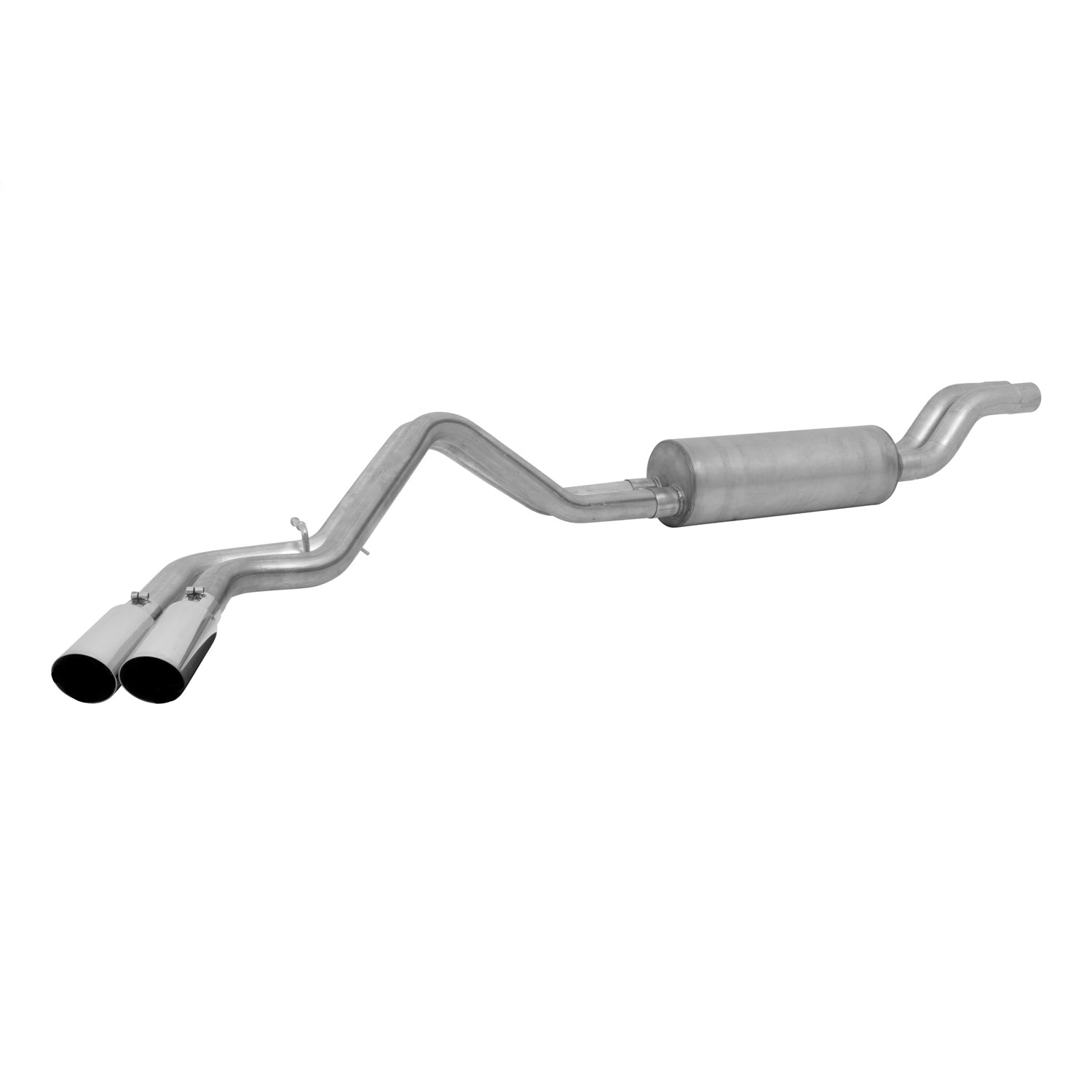 2.5in Cat-Back Dual Sport Exhaust w/3.5in Tip <br> 01-06 Chevy Silverado GMC Sierra 2500 HD 6.0L,8.1L