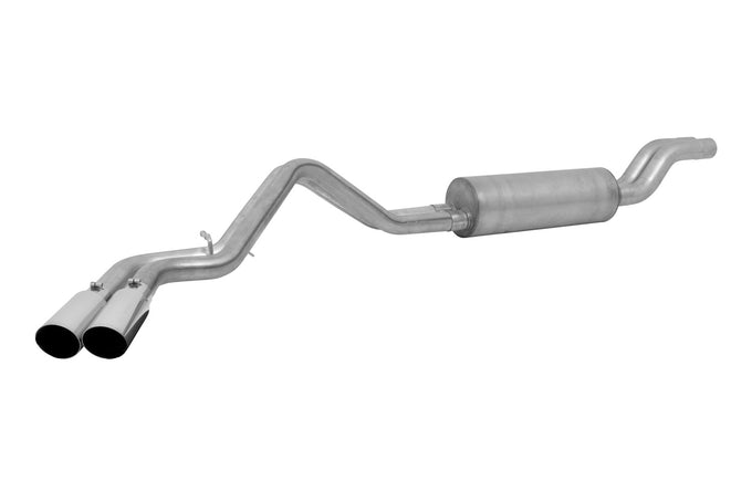 2.5in Cat-Back Dual Sport Exhaust w/3.5in Tip <br> 01-06 Chevy Silverado GMC Sierra 2500 HD 6.0L,8.1L