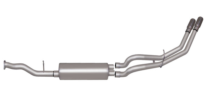 2.25in Cat-Back Dual Sport Exhaust w/3in Tip <br> 96-99 Chevy Tahoe, GMC Yukon 5.7L